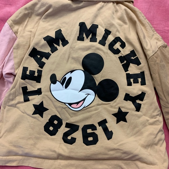 Zara Mickey Mouse long sleeve, cotton polo shirt - Picture 7 of 7